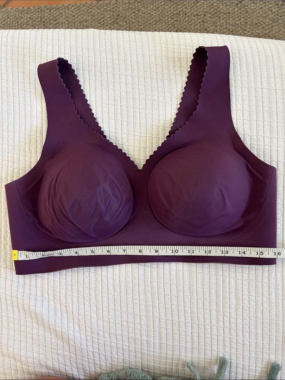 Evelyn and Bobbie The Evelyn Bra Wireless Everyday Bra with Scalloped Straps